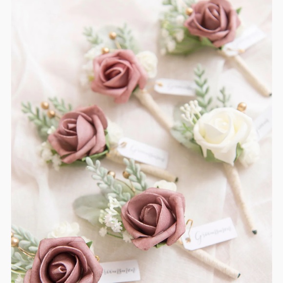 Pre-Arranged bridal Package - Lings Moment Dusty Rose and Cream - Picture 1 of 5